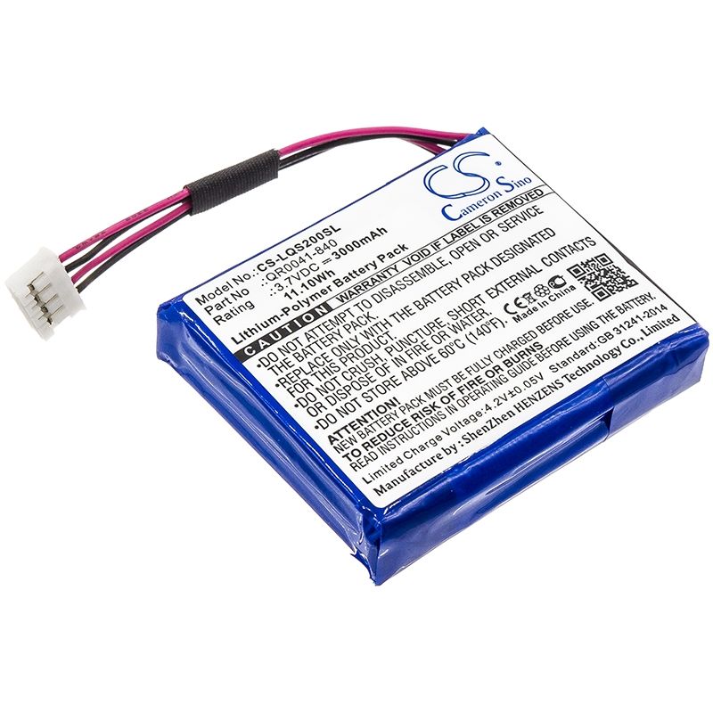 Li-Polymer Battery fits Daitem, D5130gb, D5131gb, D5141 3.7V, 90mAh Alarm System Cameron Sino Technology Limited