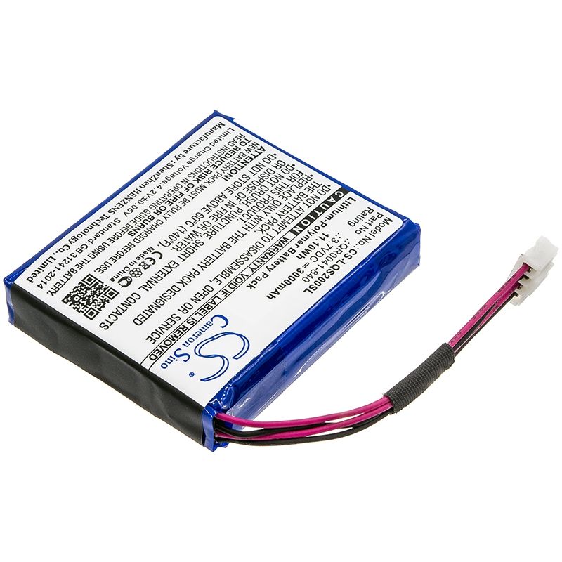 Li-Polymer Battery fits Daitem, D5130gb, D5131gb, D5141 3.7V, 90mAh Alarm System Cameron Sino Technology Limited