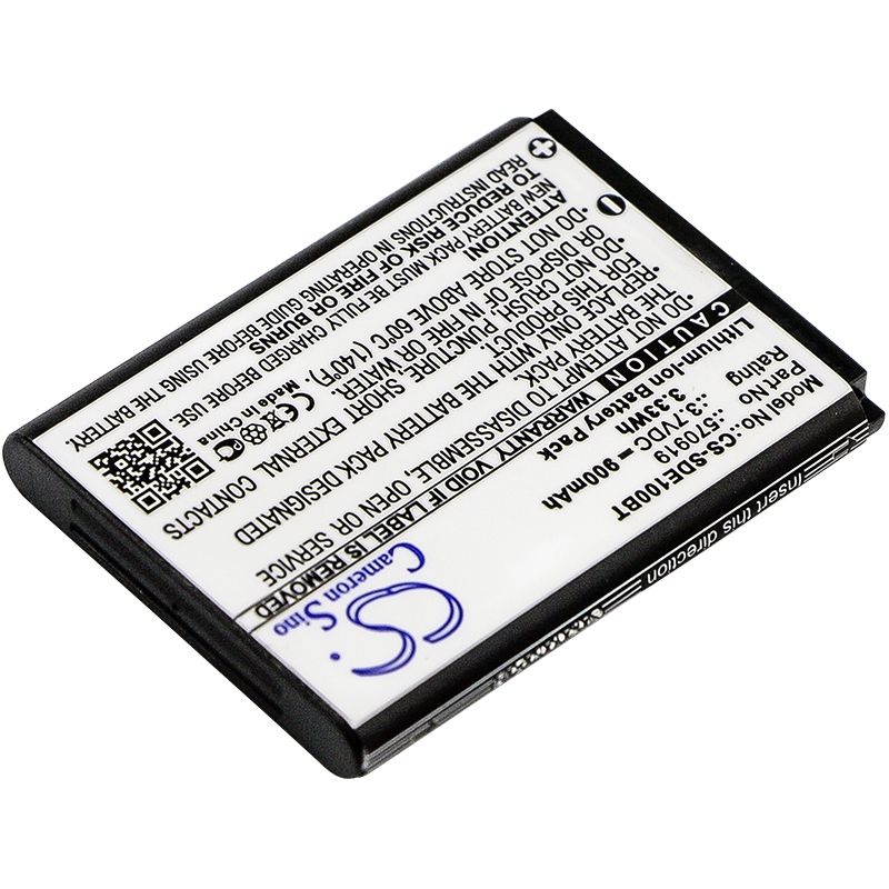 Li-ion Battery fits Sedea, Elegant 10, S5, 3.7V, 900mAh Alarm System Cameron Sino Technology Limited