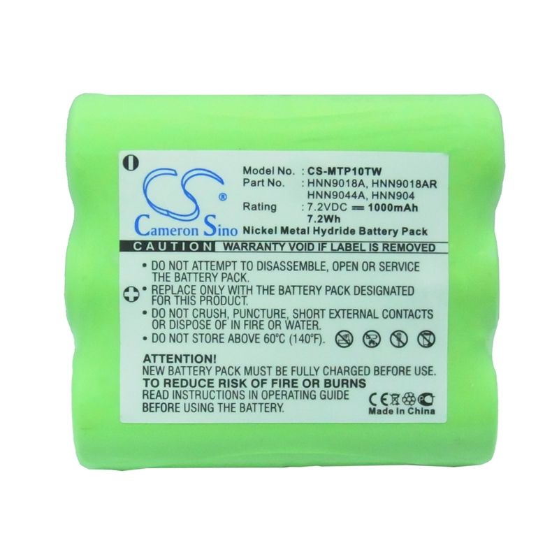Ni-mh Battery Fits Motorola, Ap10, Ap50, Cp10 7.2v, 1000mah Two-Way Radio Cameron Sino Technology Limited