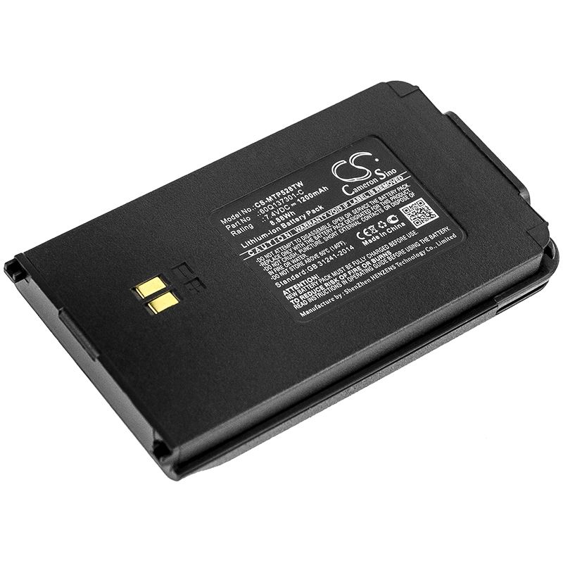 Li-ion Battery fits Motorola, Clarigo Smp-508, Clarigo Smp-528, Smp-508 7.4V, 1200mAh Two-Way Radio Cameron Sino Technology Limited