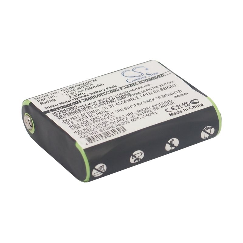 Ni-mh Battery Fits Motorola, Talkabout Em1000, Talkabout Em1000r 3.6v, 700mah Two-Way Radio Cameron Sino Technology Limited