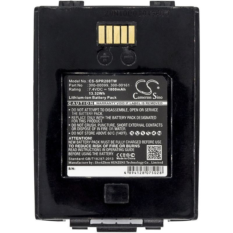 Li-ion Battery fits Sepura, Src3300, Srg3500, Srh3500 7.4V, 1800mAh Two-Way Radio Cameron Sino Technology Limited