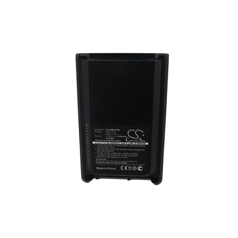 Li-ion Battery Fits Vertex, Vx230, Vx-230, Vx-231 7.4v, 2200mah Two-Way Radio Cameron Sino Technology Limited