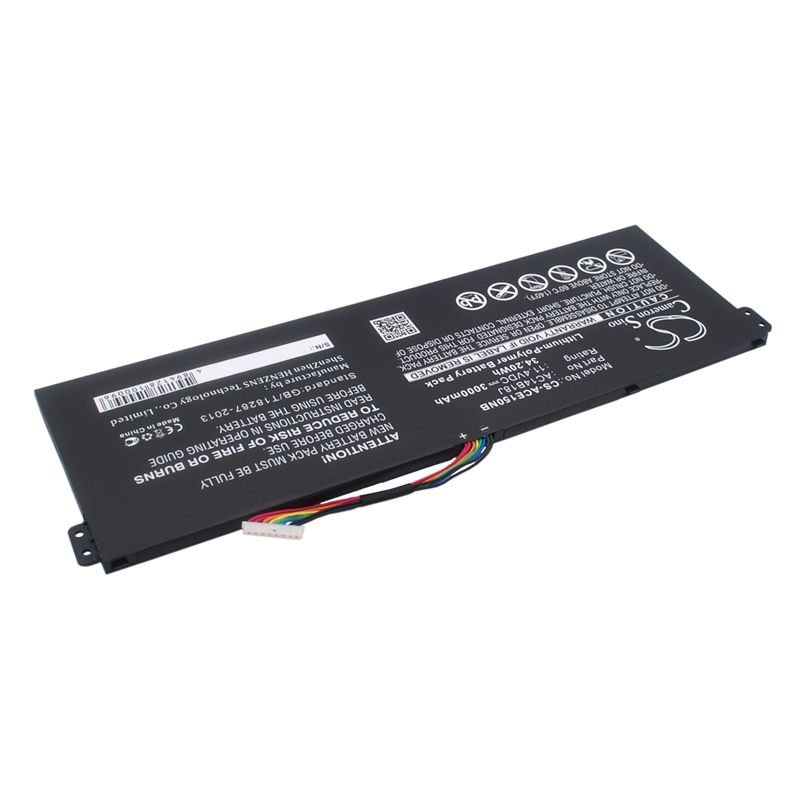 Li-polymer Battery Fits Acer, Aspire Aspire Es1-111-c5m1, Aspire E11, Aspire E3 11.4v, 3000mah Notebook & Laptop Cameron Sino Technology Limited