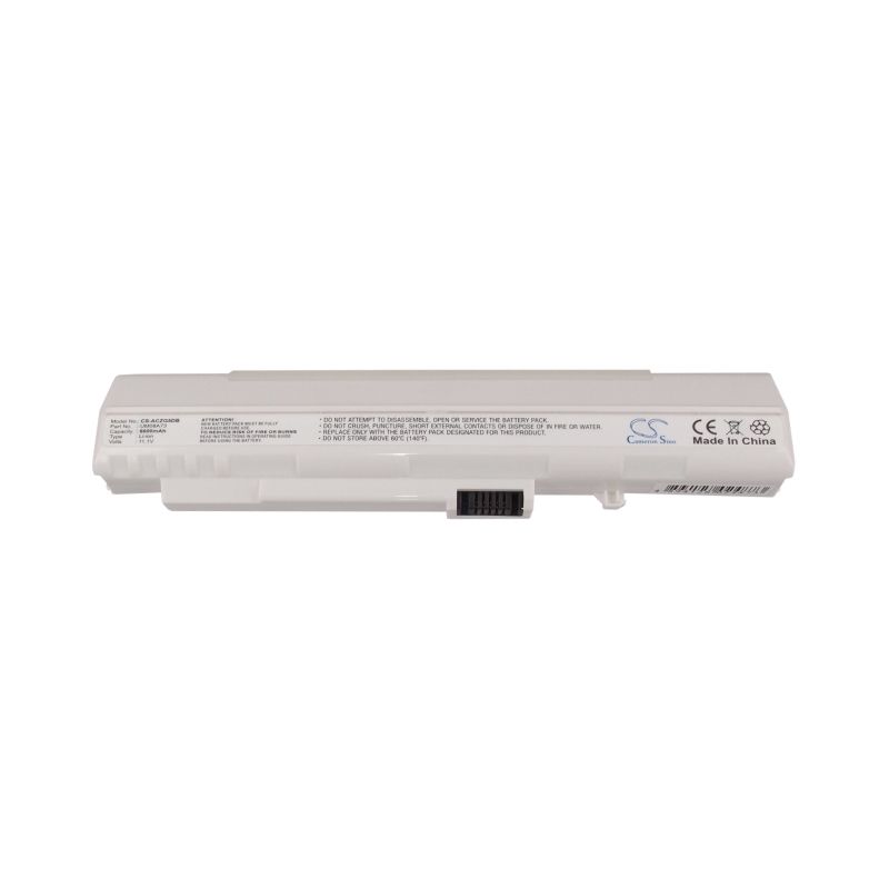 White 11.1V 6600mAh Acer, Aspire One, Aspire One 531h, Aspire One 531h-1440 Replacement Battery Notebook & Laptop Cameron Sino Technology Limited