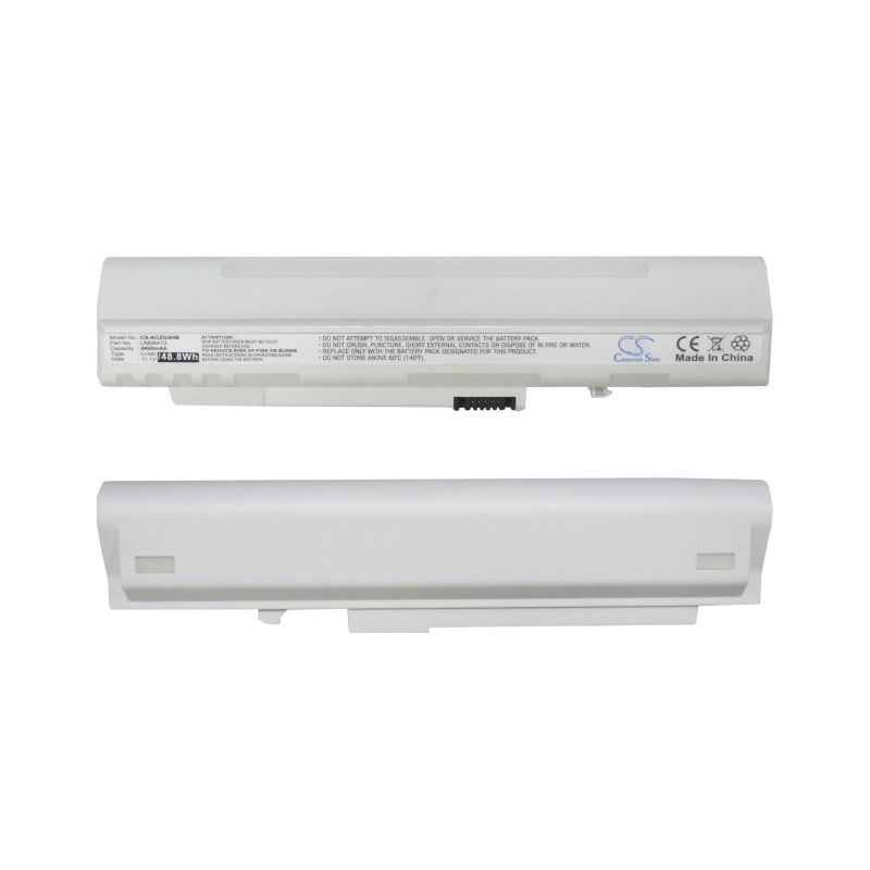 White 11.1V 4400mAh Acer, Aspire One, Aspire One 531h, Aspire One 531h-1440 Replacement Battery Notebook & Laptop Cameron Sino Technology Limited