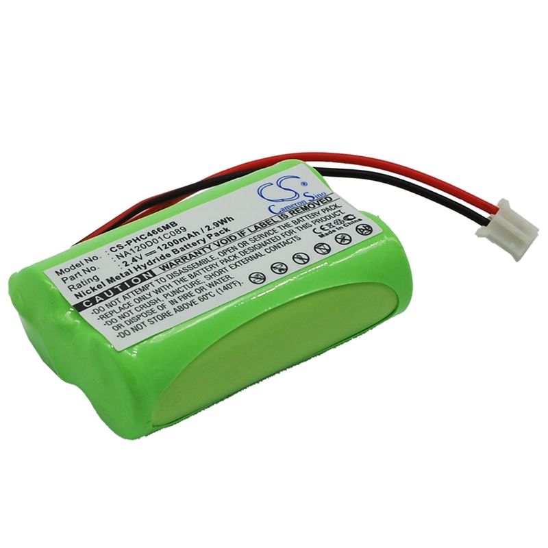 Ni-MH Battery fits Philips, Sbc466, Sbc-s477, Sbc-s484 2.4V, 1200mAh BabyPhone Cameron Sino Technology Limited