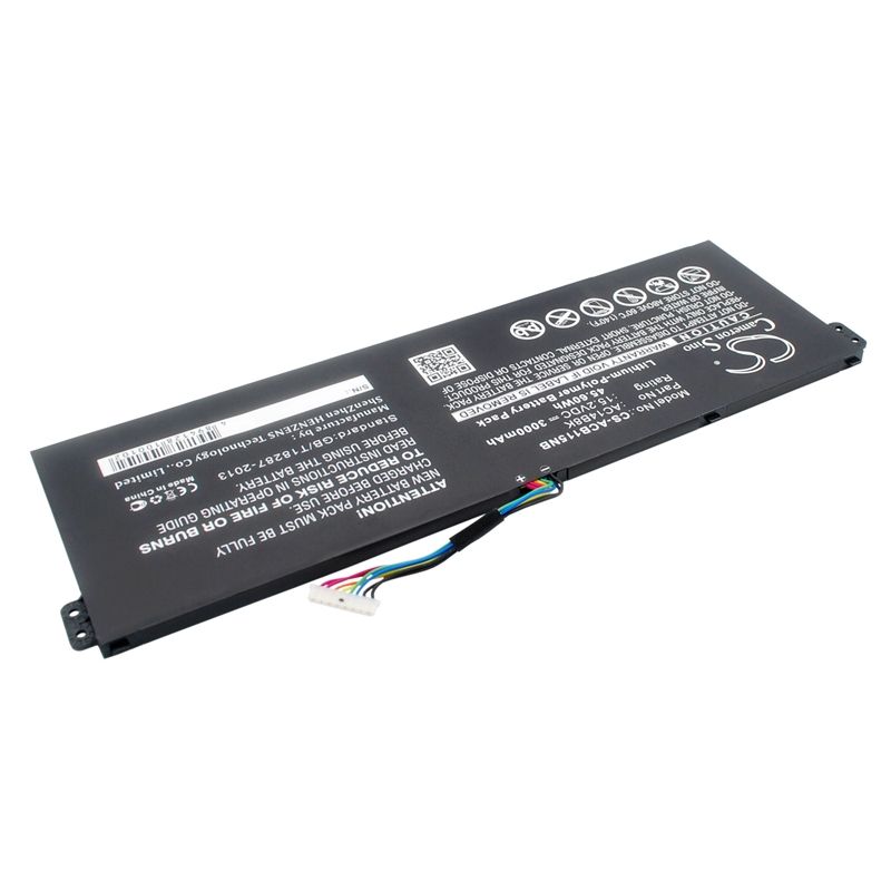 Li-Polymer Battery fits Acer, Aspire E3-111, Aspire E3-112, Aspire E3-112m 15.2V, 3000mAh Notebook & Laptop Cameron Sino Technology Limited