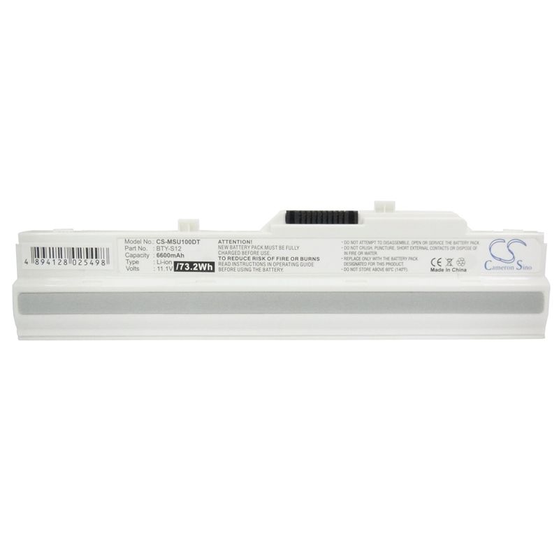 White 11.1V 6600mAh Advent, 4211, 4212, Ahtec Replacement Battery Notebook & Laptop Cameron Sino Technology Limited