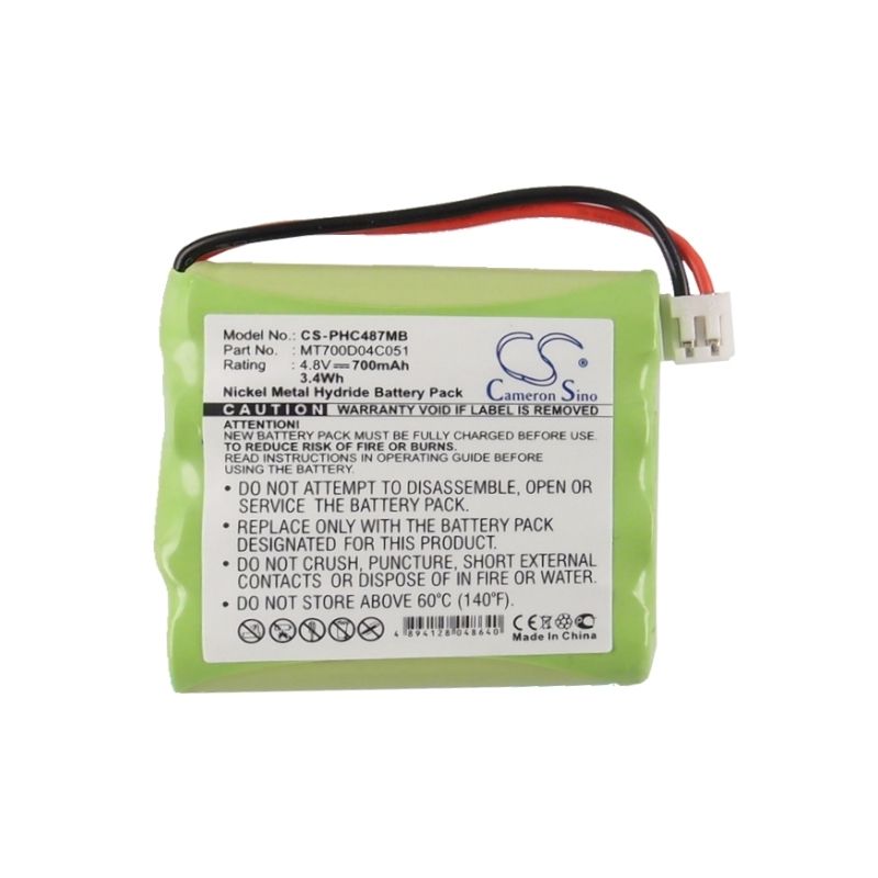 Ni-MH Battery fits Avent, Sdc361, Harting & Helling, Janosch Mbf4080 4.8V, 700mAh BabyPhone Cameron Sino Technology Limited