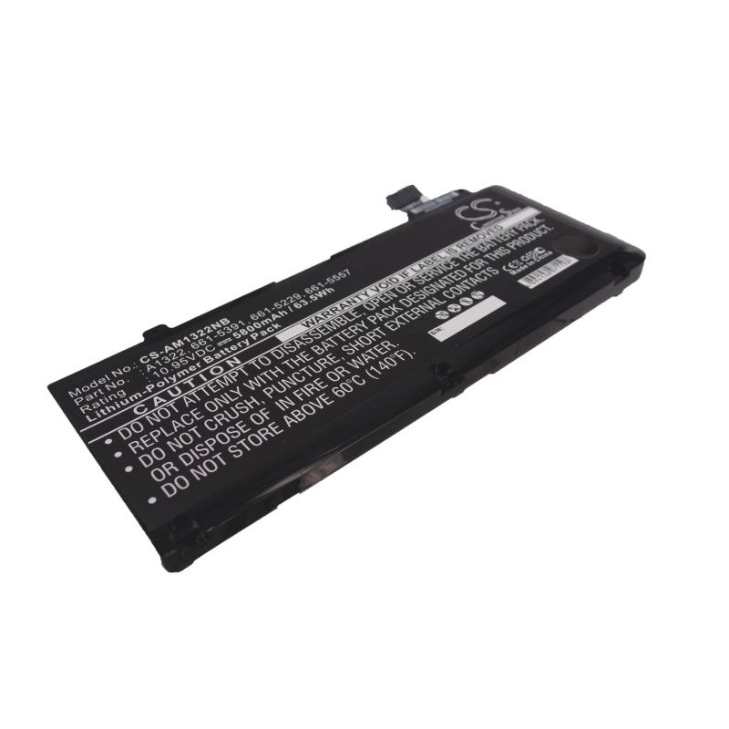 Li-polymer Battery Fits Apple, Macbook Pro 13, Macbook Pro 13" 2010 Version, Macbook Pro 13" 2011 Version 10.95v, 5800mah Notebook & Laptop Cameron Sino Technology Limited