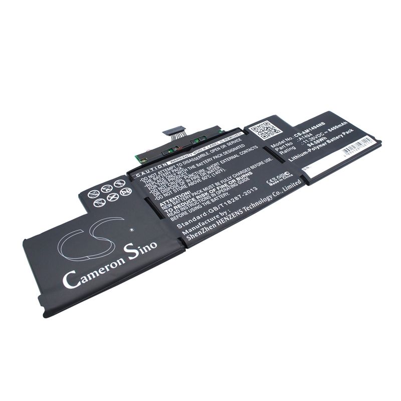 Li-polymer Battery Fits Apple, Macbook Pro Retina Display 15" A1398, Macbook Pro Retina Display 15" Late 2013, Me293 11.26v, 840 Notebook & Laptop Cameron Sino Technology Limited