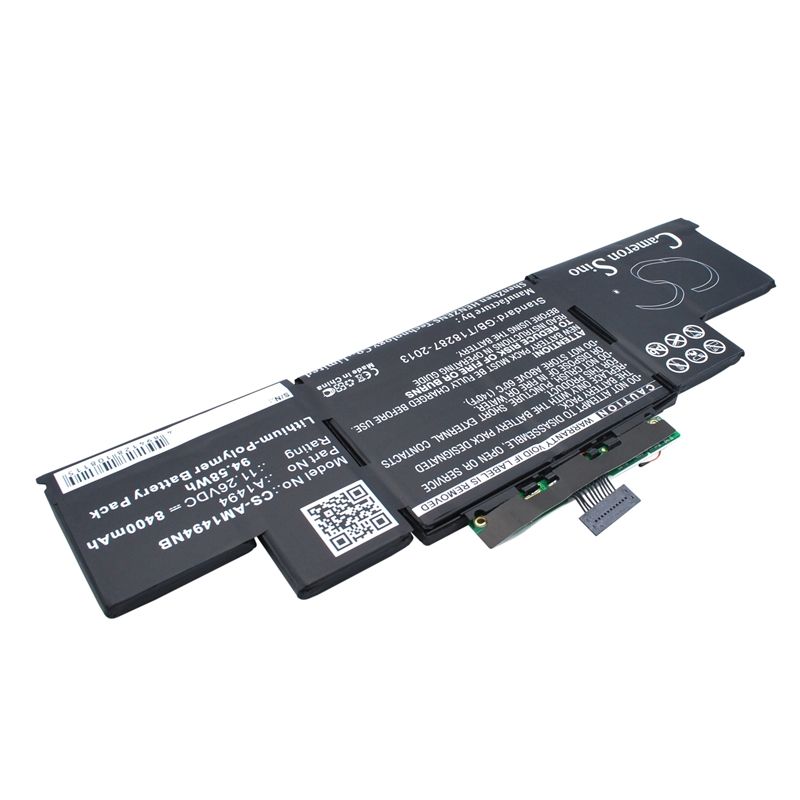Li-polymer Battery Fits Apple, Macbook Pro Retina Display 15" A1398, Macbook Pro Retina Display 15" Late 2013, Me293 11.26v, 840 Notebook & Laptop Cameron Sino Technology Limited