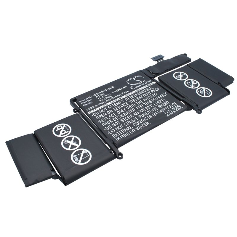 Li-polymer Battery Fits Apple, Macbook Pro 13" 2015 Retina, Mf839ll/a, Mf841ll/a 11.43v, 6500mah Notebook & Laptop Cameron Sino Technology Limited