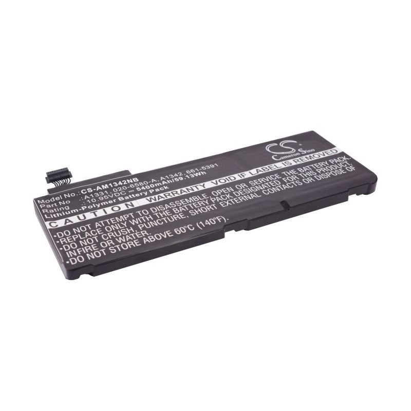 Li-polymer Battery Fits Apple, Macbook 13", Macbook Air Mc233ll/a 13.3", Macbook Air Mc234ll/a 13.3" 10.95v, 5400mah Notebook & Laptop Cameron Sino Technology Limited