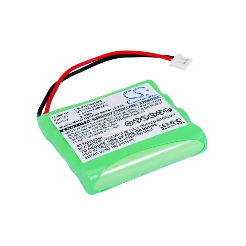 Ni-MH Battery fits Philips, Avent Scd 468/84-r, Sbc-eb4880 A1507, 4.8V, 700mAh BabyPhone Cameron Sino Technology Limited