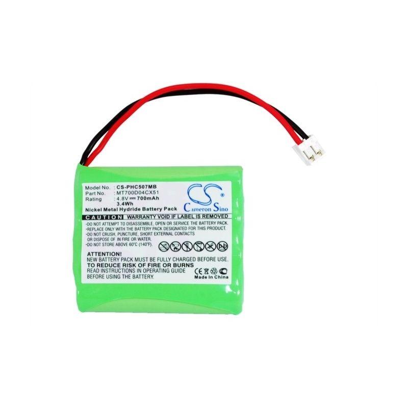 Ni-MH Battery fits Philips, Avent Scd 468/84-r, Sbc-eb4880 A1507, 4.8V, 700mAh BabyPhone Cameron Sino Technology Limited