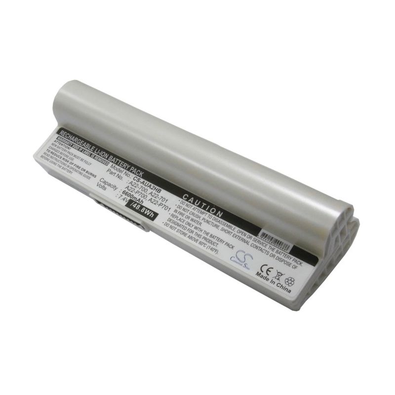 White 7.4V 6600mAh Asus, Eee Pc 2g Linux, Eee Pc 2g Surf(256 Ram), Eee Pc 2g Surf/linux Replacement Battery Notebook & Laptop Cameron Sino Technology Limited