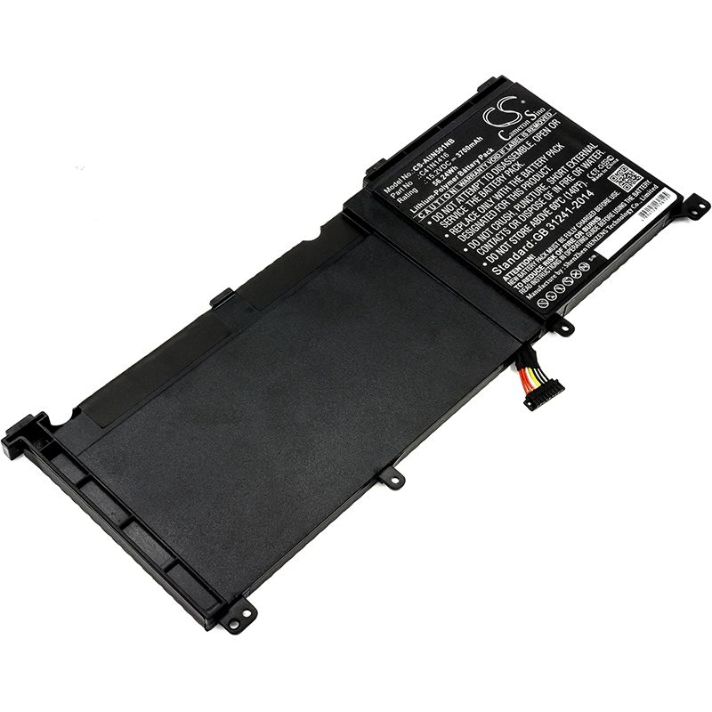 Li-Polymer Battery fits Asus, G501, G601j, G60jw4720 15.2V, 3700mAh Notebook & Laptop Cameron Sino Technology Limited