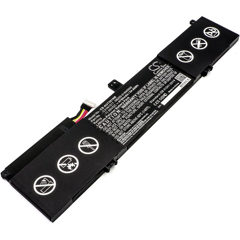 Li-polymer Battery Fits Asus, Q304ua, Tp301, Tp301u 11.55v, 4750mah Notebook & Laptop Cameron Sino Technology Limited