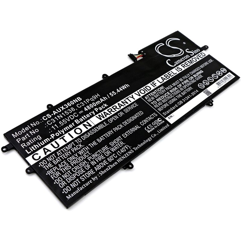Li-polymer Battery Fits Asus, Q324ua, Ux360ua, Ux360ua-1a 11.55v, 4800mah Notebook & Laptop Cameron Sino Technology Limited