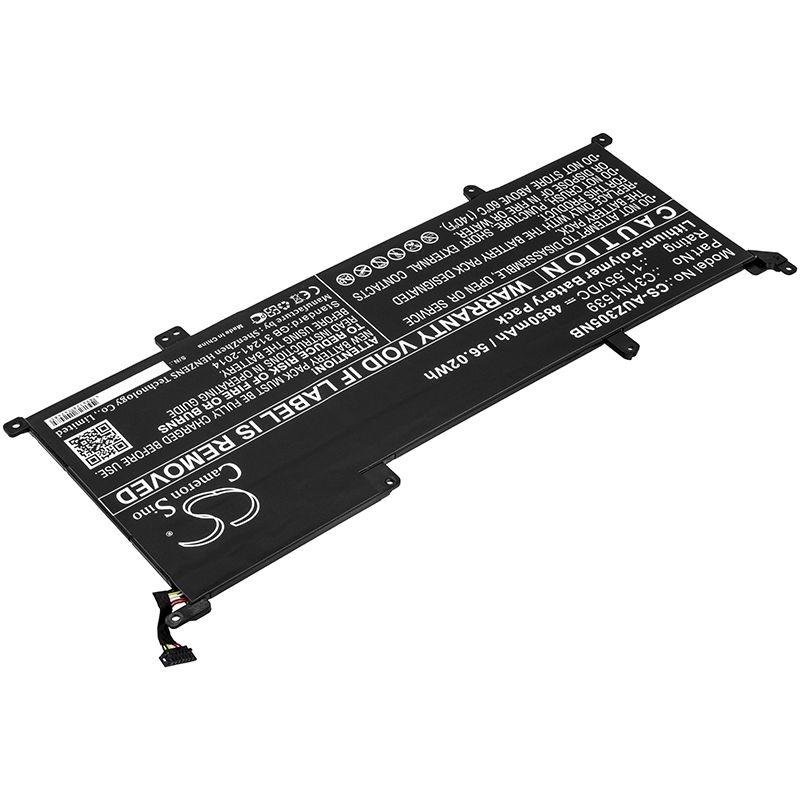 Li-Polymer Battery fits Asus, Ux305ua, Ux305uab, Zenbook Ux305ua 11.55V, 4850mAh Notebook & Laptop Cameron Sino Technology Limited