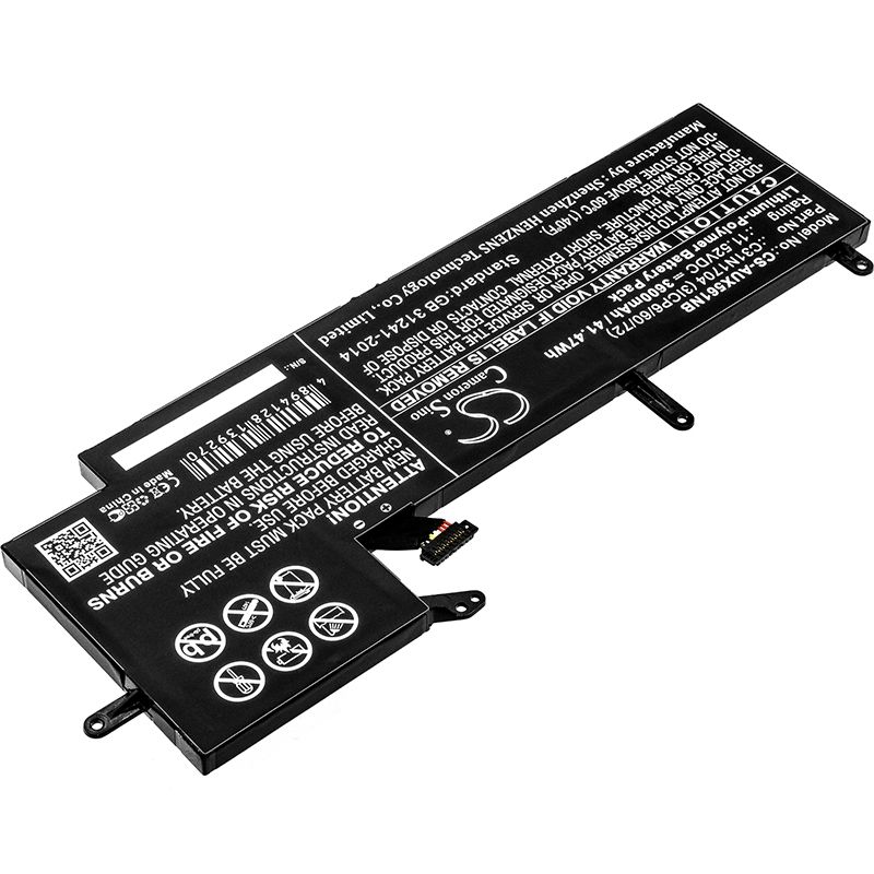 Li-Polymer Battery fits Asus, Q535u, Q535ud, Q535ud-bi7t11 11.52V, 3600mAh Notebook & Laptop Cameron Sino Technology Limited