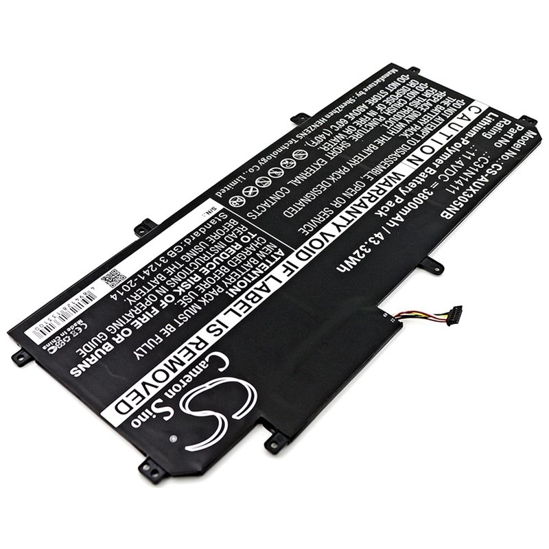 Li-polymer Battery Fits Asus, U305ca6y30, U305f 13.3 Inch, U305fa5y10 11.4v, 3800mah Notebook & Laptop Cameron Sino Technology Limited