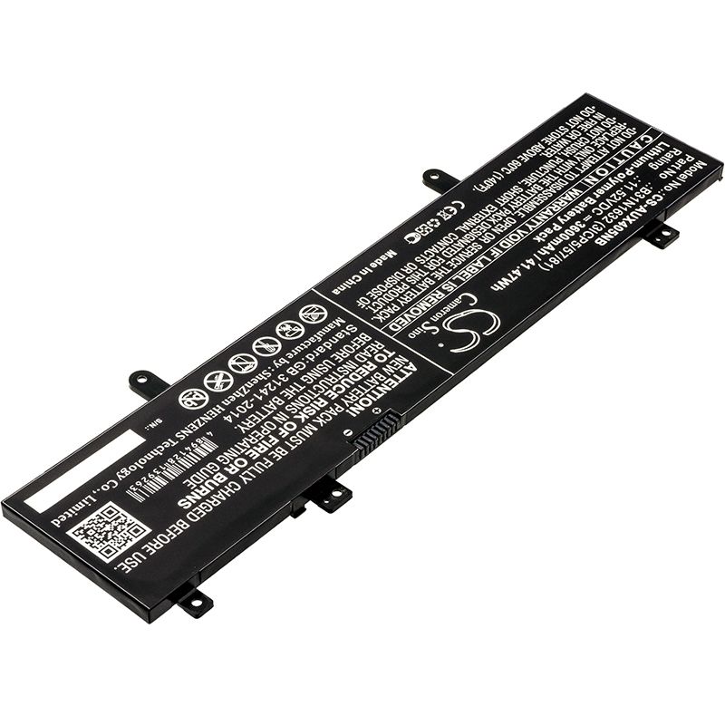 Li-Polymer Battery fits Asus, Vivobook 14, X405, X405ua 11.52V, 3600mAh Notebook & Laptop Cameron Sino Technology Limited