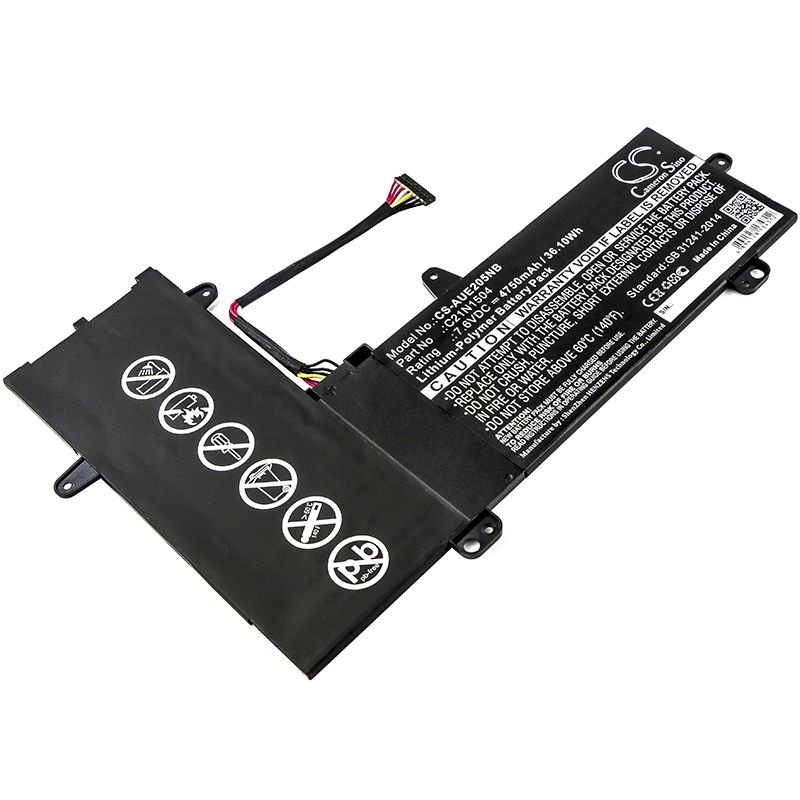 Li-polymer Battery Fits Asus, E205sa, Tp200sa, Tp200sa3050 7.6v, 4750mah Notebook & Laptop Cameron Sino Technology Limited