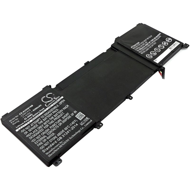 Li-Polymer Battery fits Asus, N501jw, N501vw, Ux501jw 11.4V, 8200mAh Notebook & Laptop Cameron Sino Technology Limited