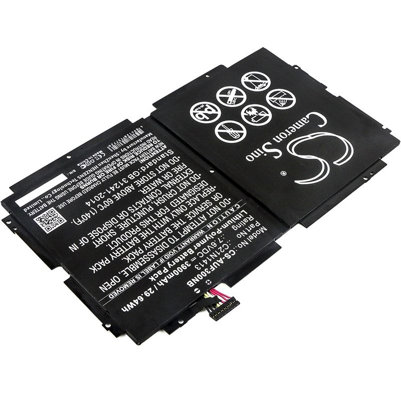 Li-Polymer Battery fits Asus, T300fa-dh12, T300fa-dh12t-ca, T300fa-fe001h 7.6V, 3900mAh Notebook & Laptop Cameron Sino Technology Limited