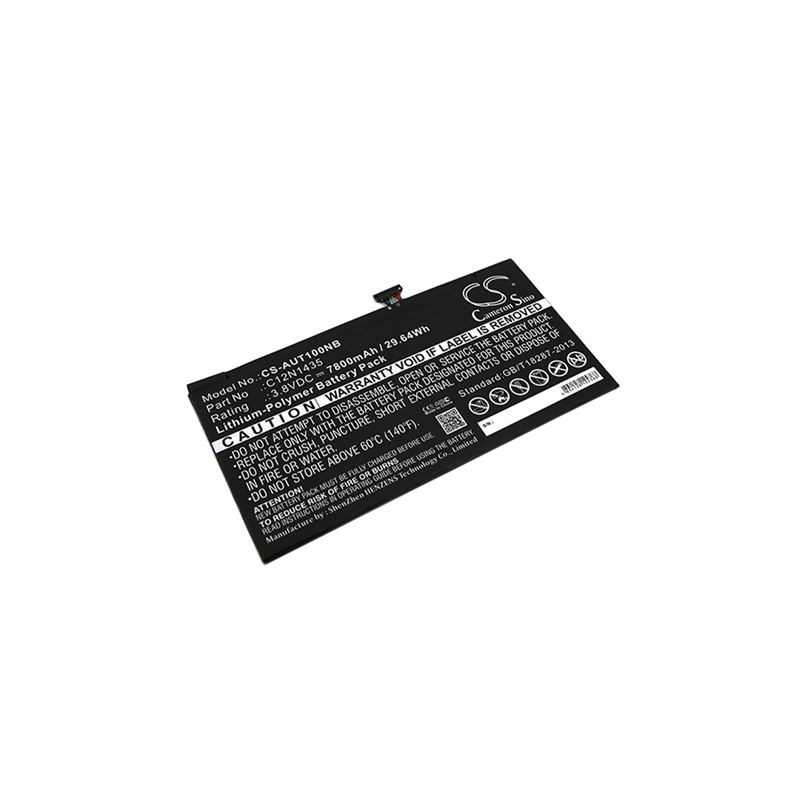 Li-polymer Battery Fits Asus, Transformer Book T100ha 3.8v, 7800mah Notebook & Laptop Cameron Sino Technology Limited