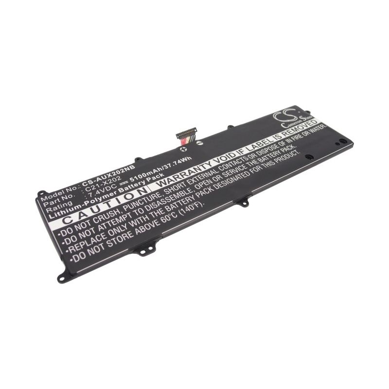 Li-Polymer Battery fits Asus, Eee Pc F201, Eee Pc F201e, Eee Pc F202 7.4V, 5100mAh Notebook & Laptop Cameron Sino Technology Limited