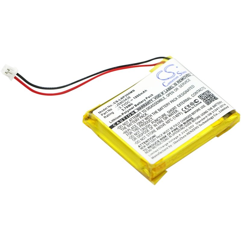Li-Polymer Battery fits Luvion, Platinum 2, Luvion 3.7V, 1000mAh BabyPhone Cameron Sino Technology Limited