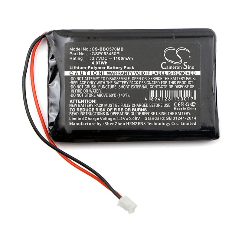 Li-Polymer Battery fits Babyalarm, Bc-5700d, Neonate Bc-5700d, 3.7V, 1100mAh BabyPhone Cameron Sino Technology Limited