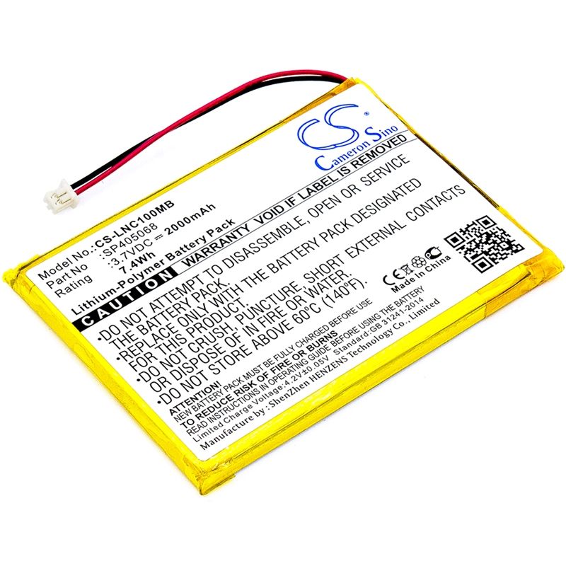 Li-Polymer Battery fits Luvion, Prestige Touch, Supreme Connect, 3.7V, 2000mAh BabyPhone Cameron Sino Technology Limited