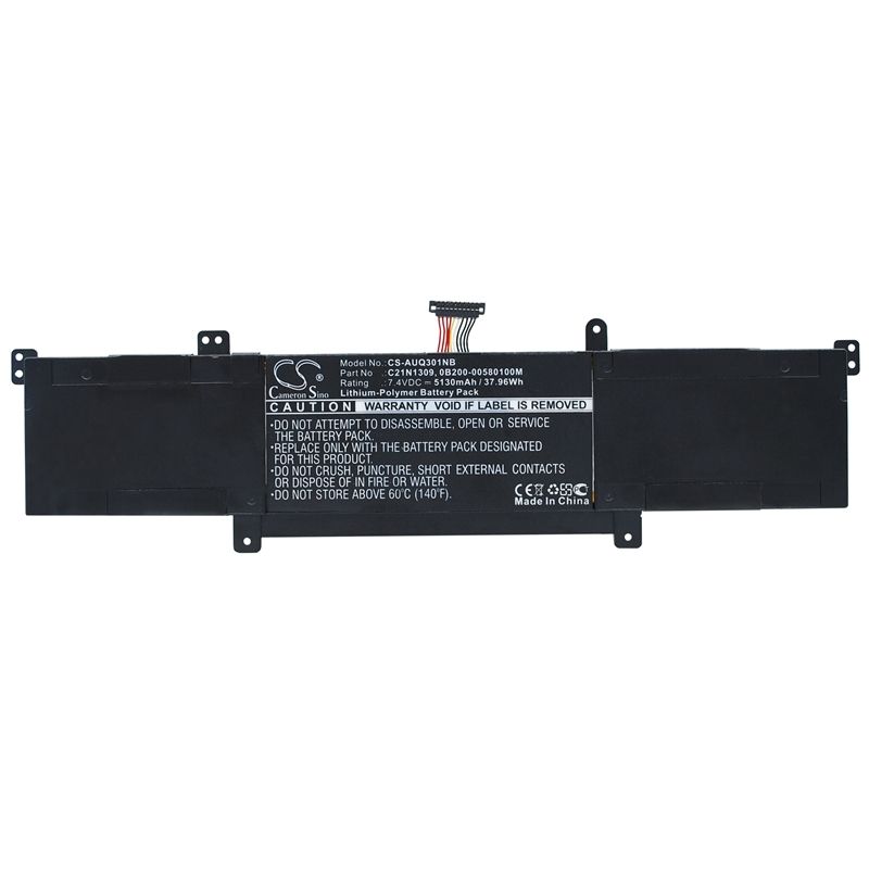 Li-polymer Battery Fits Asus, Q301la-bhi5t02, Vivobook Q301, Vivobook Q301l 7.4v, 5130mah Computer Cameron Sino Technology Limited