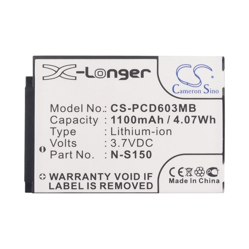 Li-ion Battery Fits Philips, Scd603, Scd-603/00, Scd-603h 3.7v, 1100mah BabyPhone Cameron Sino Technology Limited