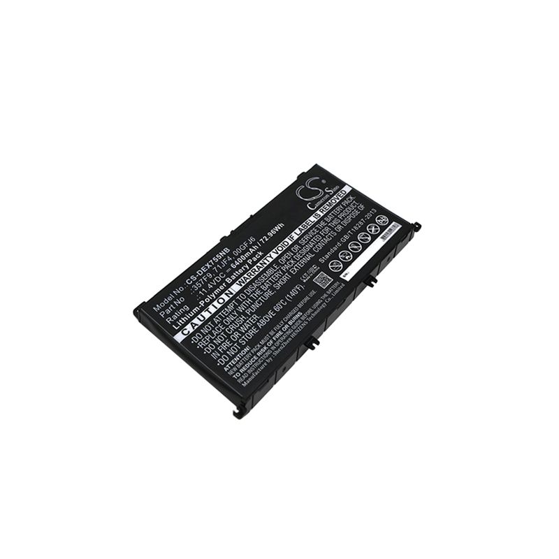 Li-polymer Battery Fits Dell, Ins15pd, Ins15pd-1548b, Ins15pd-1548r 11.4v, 6400mah Notebook & Laptop Cameron Sino Technology Limited