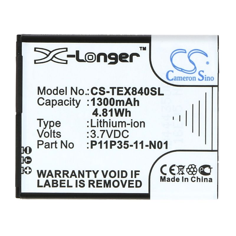 Li-ion Battery fits Texas Instruments, Select Ti-nspire Cx, Ti Nspire Cx, Ti Nspire Cx Cas Graphing 3.7V, 1300mAh Calculator Cameron Sino Technology Limited
