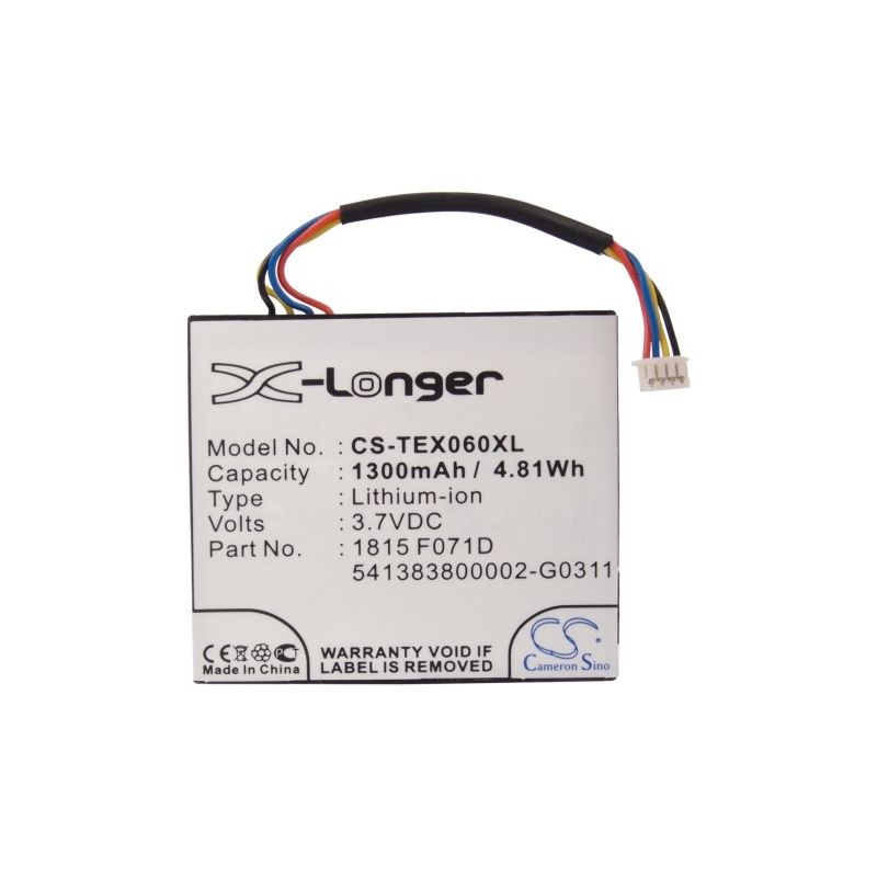 Li-ion Battery Fits Texas Instruments, N2/ac/2l1/a, Ti-84 C Silver, Ti-84 Plus C Silver Edition 3.7v, 1300mah Calculator Cameron Sino Technology Limited
