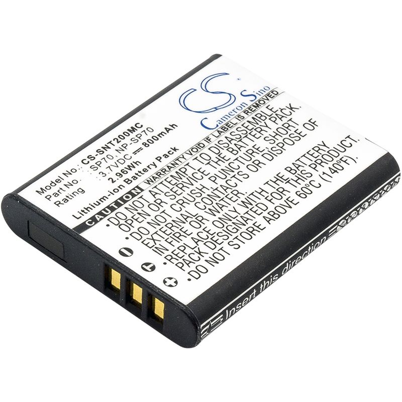 Li-ion Battery Fits Sony, Bloggie Duo, Bloggie Mhs-fs2, Bloggie Mhs-fs2/v 3.7v, 800mah Camera Cameron Sino Technology Limited