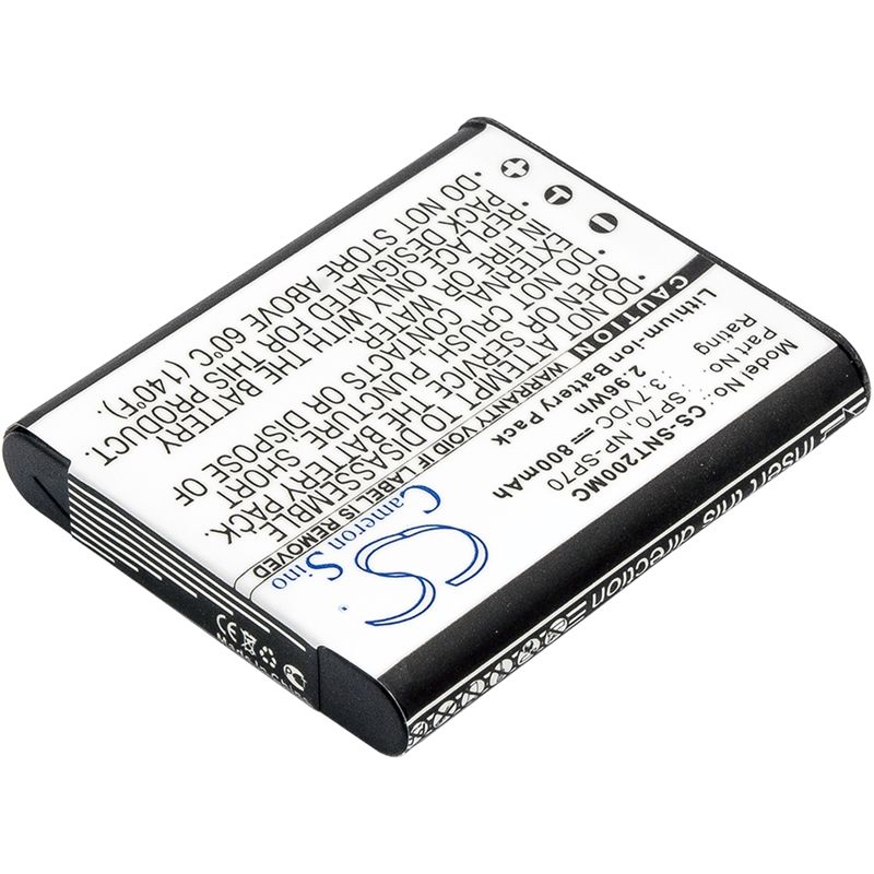 Li-ion Battery Fits Sony, Bloggie Duo, Bloggie Mhs-fs2, Bloggie Mhs-fs2/v 3.7v, 800mah Camera Cameron Sino Technology Limited