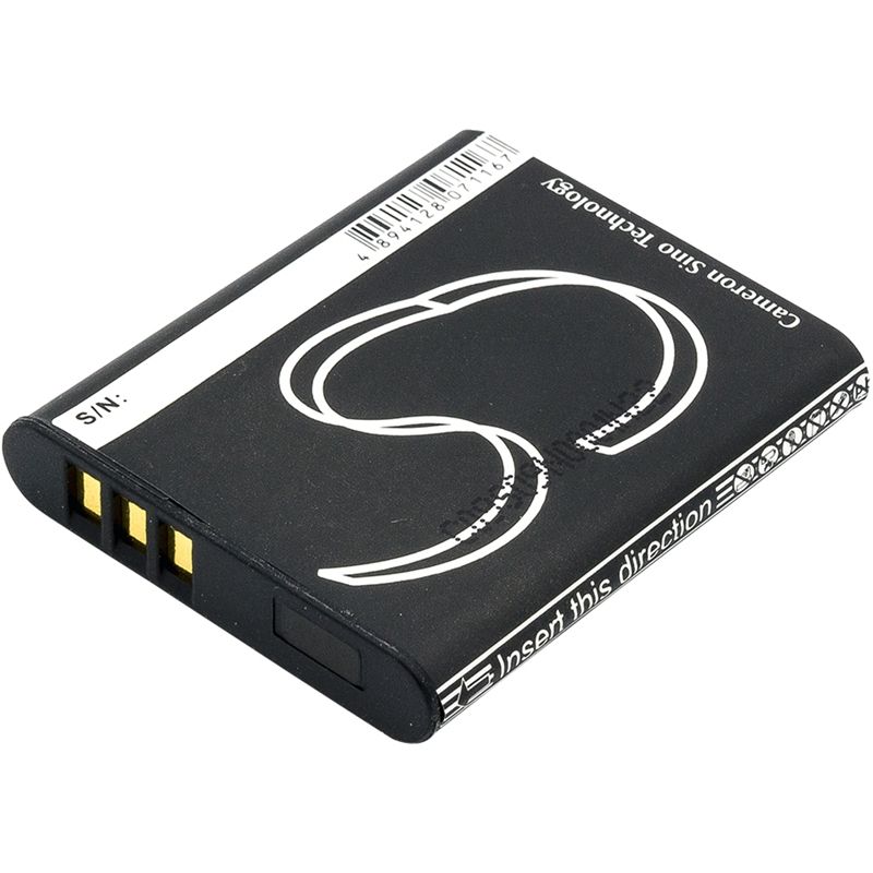 Li-ion Battery Fits Sony, Bloggie Duo, Bloggie Mhs-fs2, Bloggie Mhs-fs2/v 3.7v, 800mah Camera Cameron Sino Technology Limited