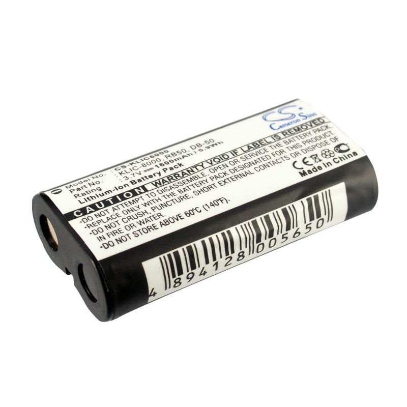 Li-ion Battery Fits Jay-tech, Jay-cam I4800, Kodak, Easyshare Z1012 Is 3.7v, 1600mah Camera Cameron Sino Technology Limited