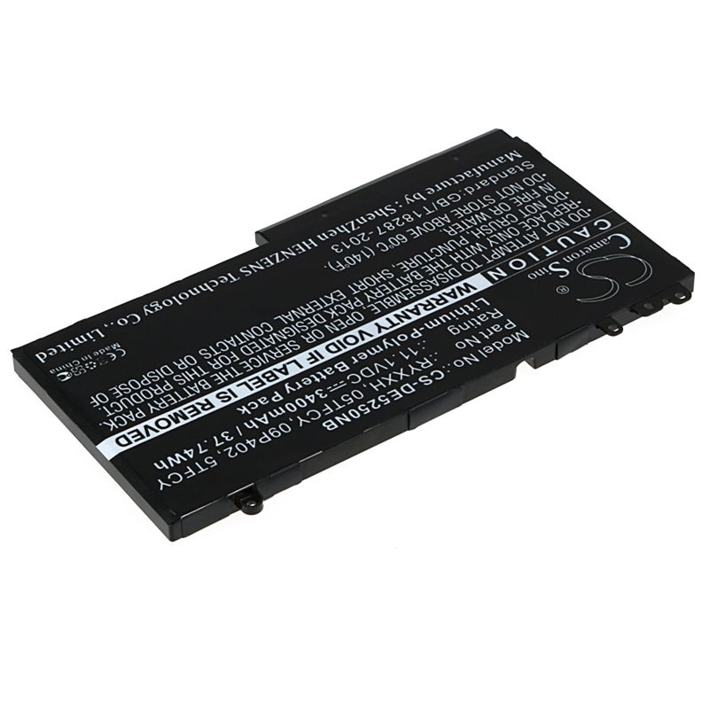 Li-Polymer Battery fits Dell, latitude 12 5000, latitude 12 E5250 11.1V, 3400mAh Notebook & Laptop Cameron Sino Technology Limited