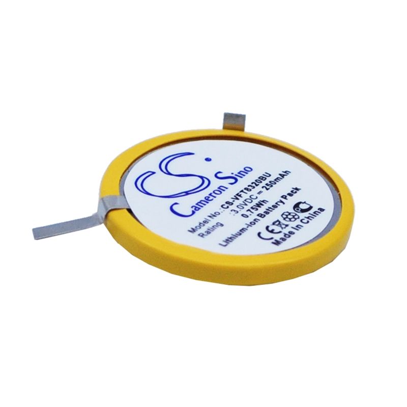 Ni-MH Battery fits Verifone, Nurit 8320 3.0V, 250mAh CMOS / BackUp Cameron Sino Technology Limited