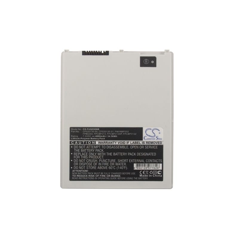 Li-Polymer Battery fits Fujitsu, q550, q550/c, q550lb 7.2V, 4800mAh Computer Cameron Sino Technology Limited (Suspended)